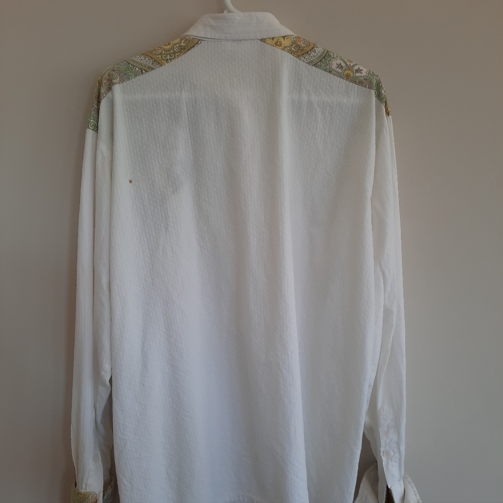 Venezzi Mens Collared Button Up Shirt - Picture 6 of 8